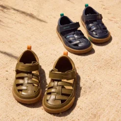 Groundies Sandals<® Noto Kids khaki/orange